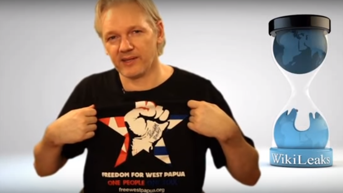 julian assange for west papua